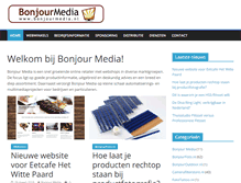 Tablet Screenshot of bonjourmedia.nl